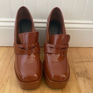 ASOS penny loafer heels